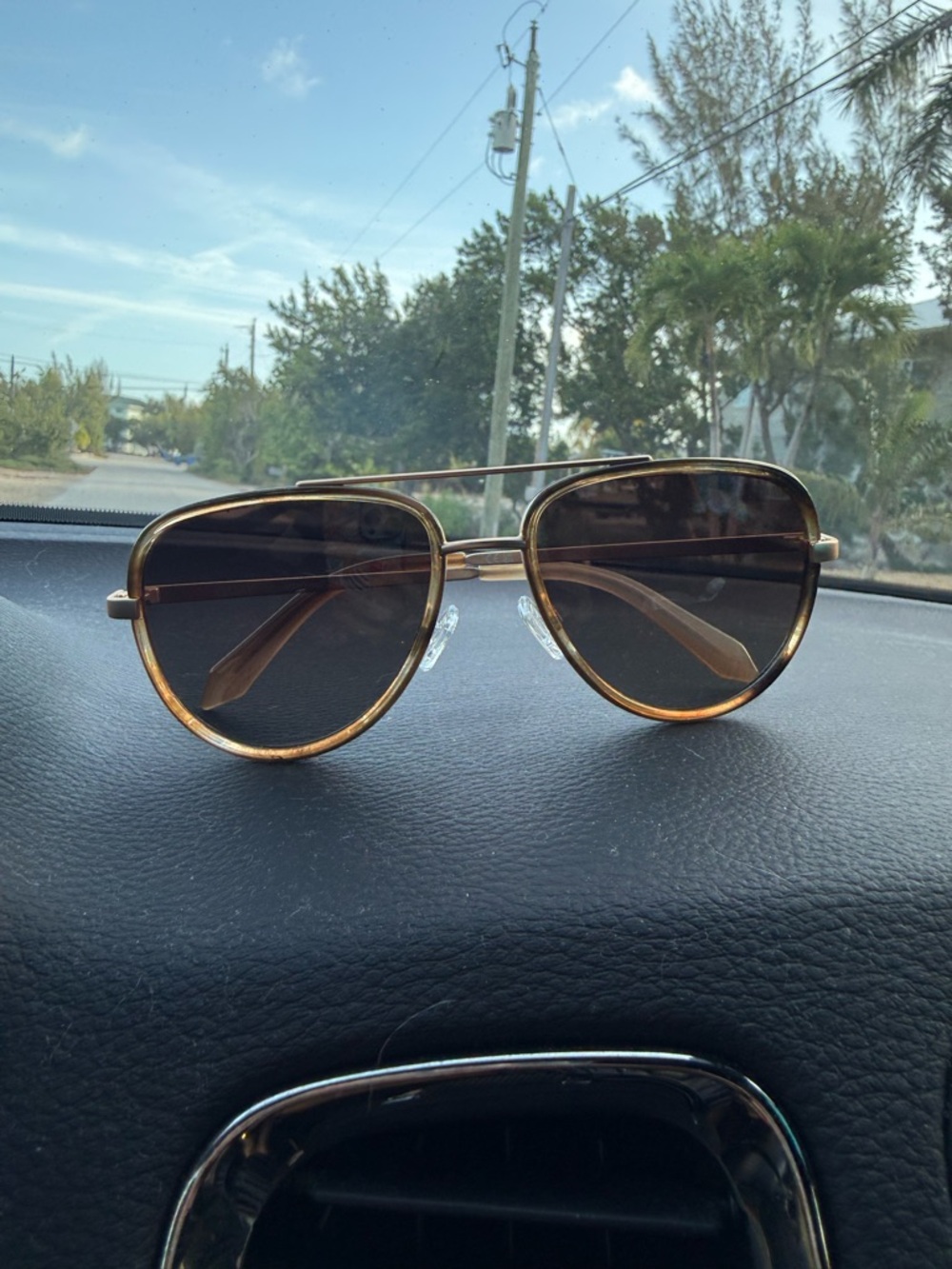ALL IN MEDIUM - TORTOISE GOLD/BROWN POLARIZED